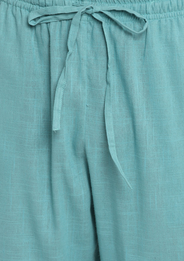 Aqua Cotton Shirt and Pyjamas For Men - unidra.myshopify.com