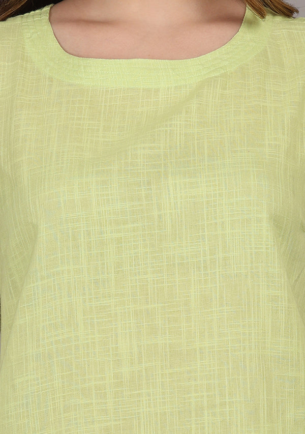 Neon Sleeveless Cotton Yoga Wear