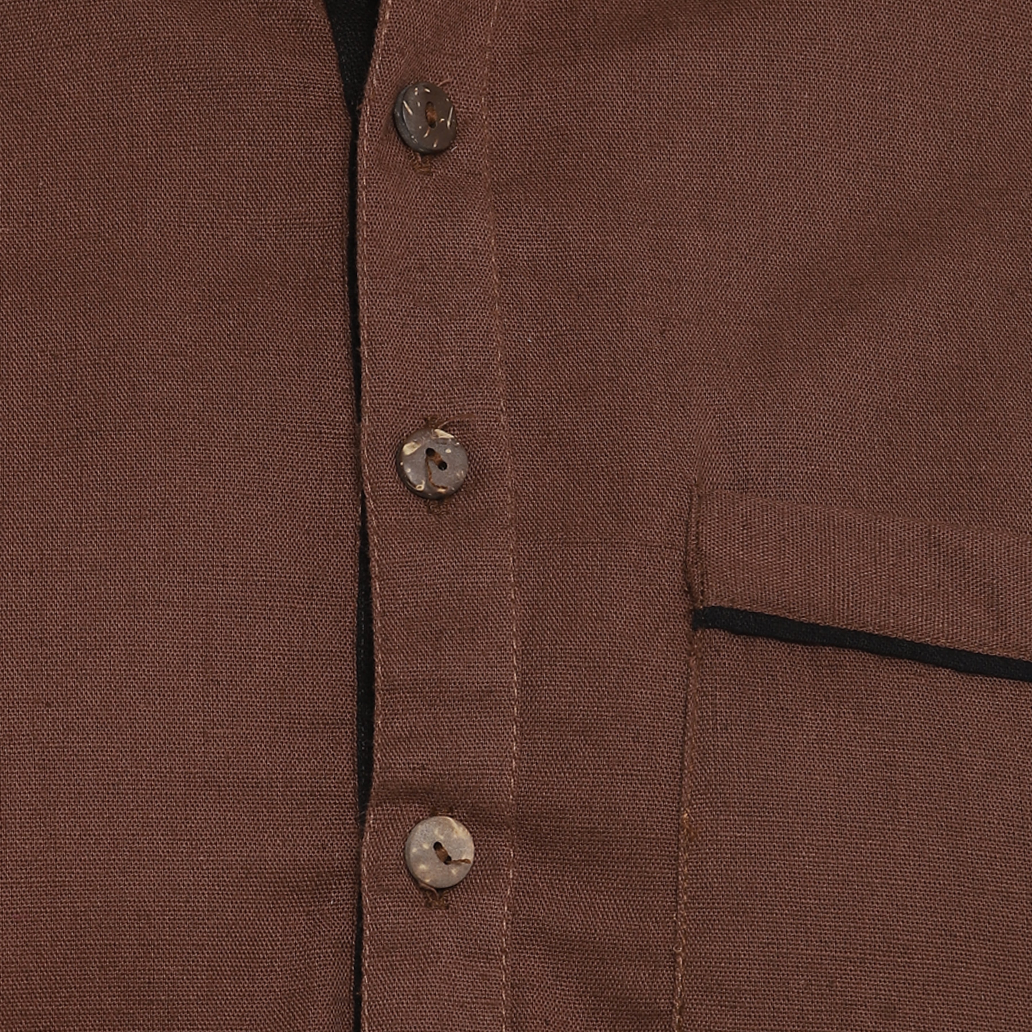Brown Cotton Kurta and Pathani Salwar For Men