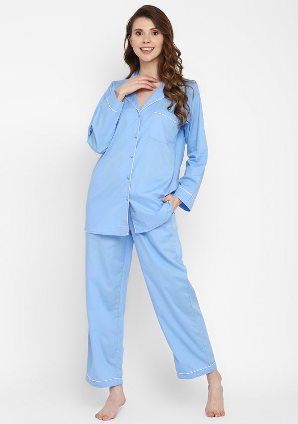 Night Suit Collared Pyjama Set Buy United Colors Of Benetton Pink