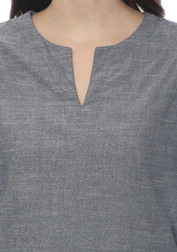 Grey Cotton Night Suit - unidra.myshopify.com